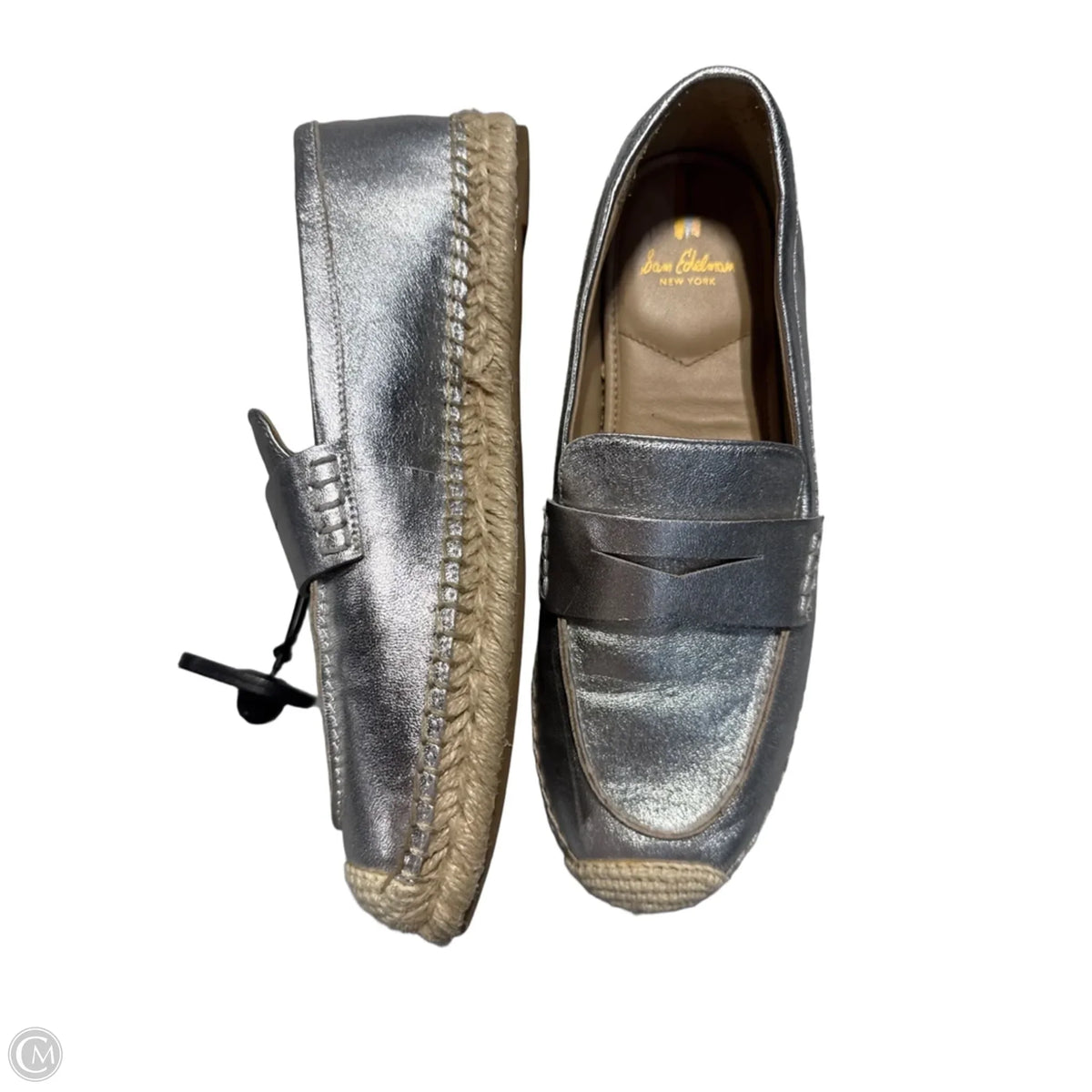 Shoes Flats By Sam Edelman In Silver, Size: 9