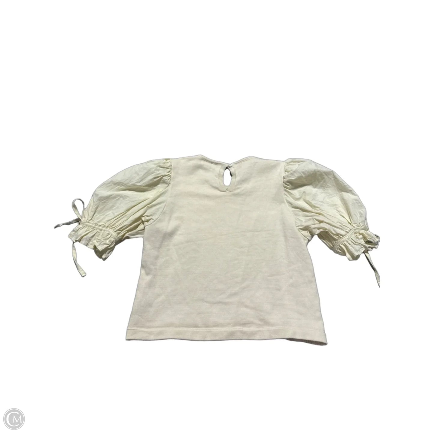 Top Short Sleeve By Entro In Cream, Size: S