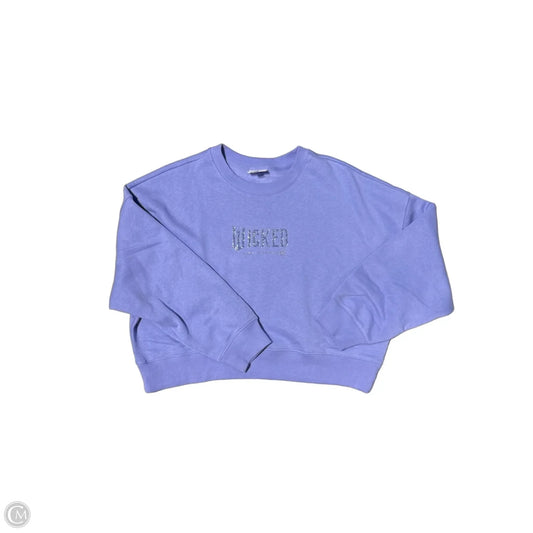 Sweatshirt Crewneck By Gap In Purple, Size: Xl