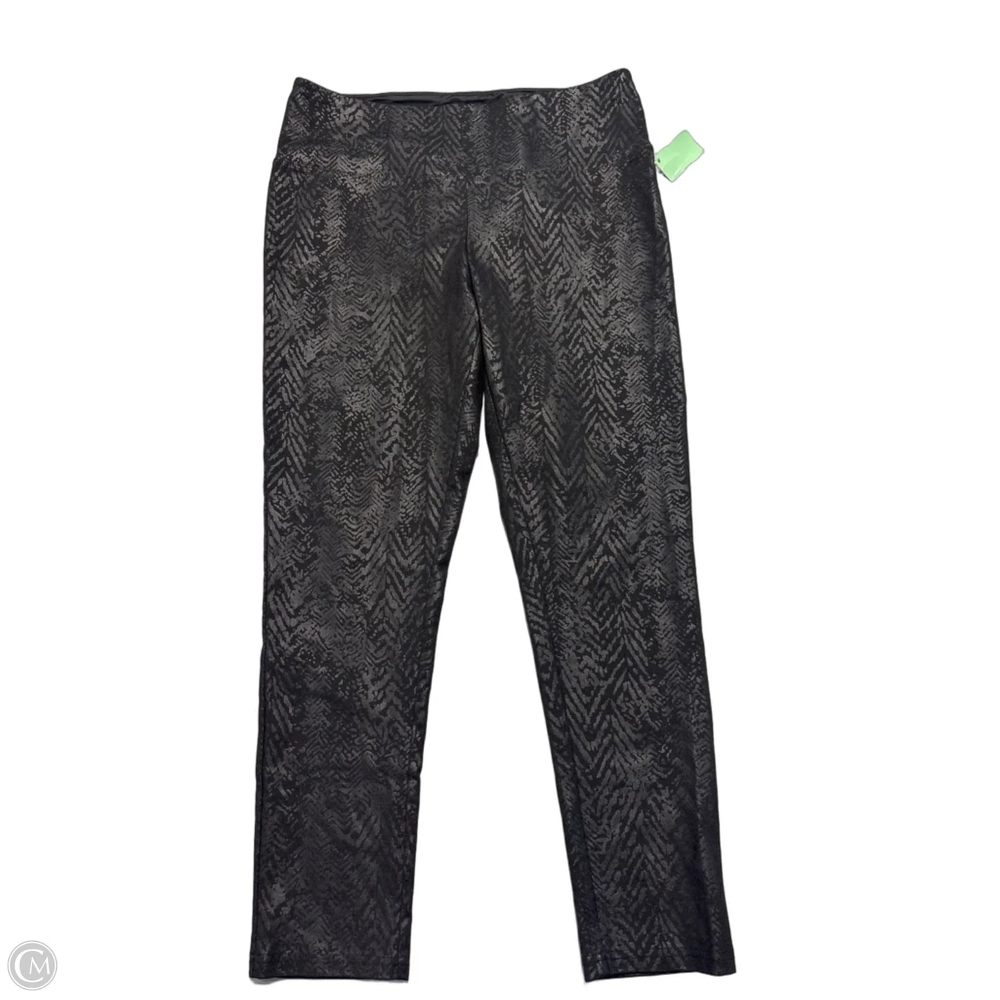 Athletic Leggings By Alexander Jordan In Black, Size: L