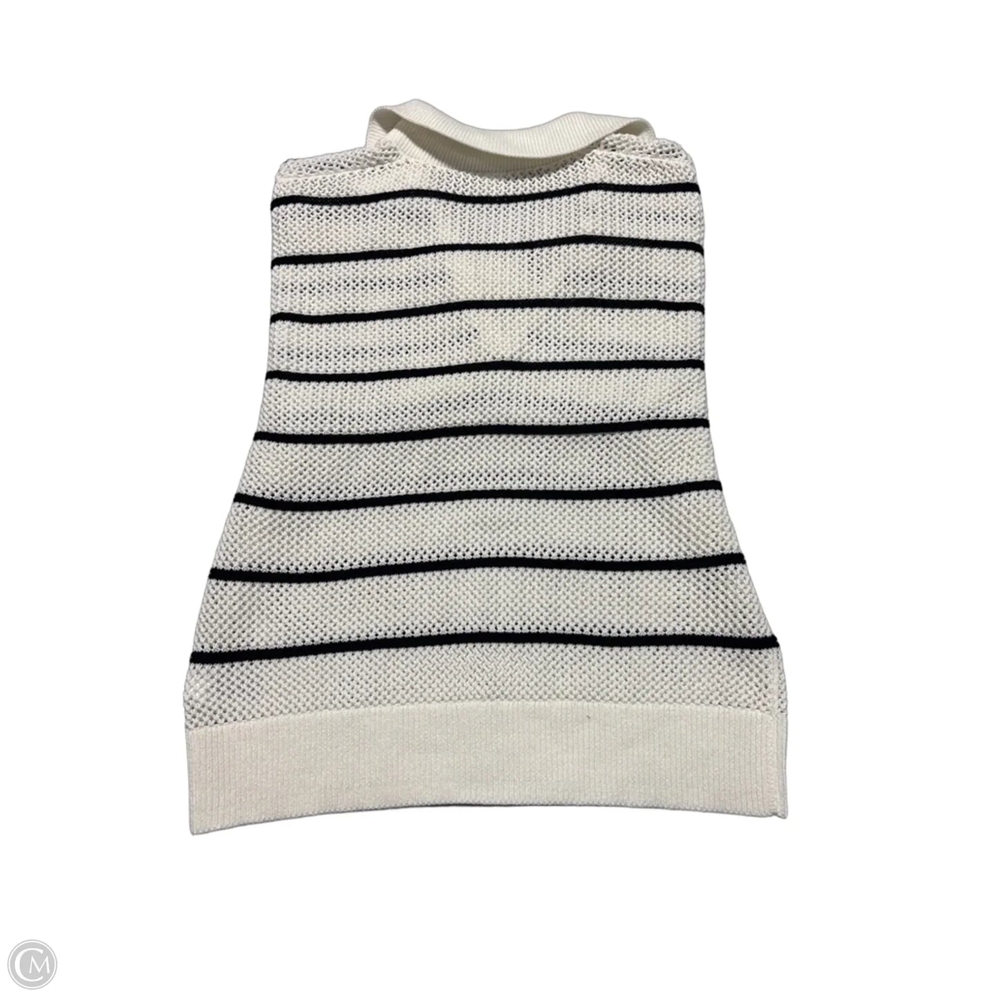 Top Short Sleeve By Old Navy In Striped Pattern, Size: L