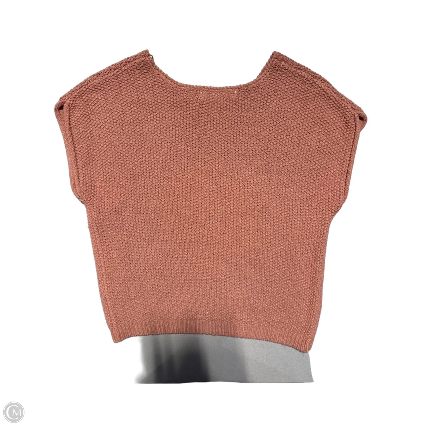 Top Short Sleeve By Moon And Madison In Mauve, Size: Xs