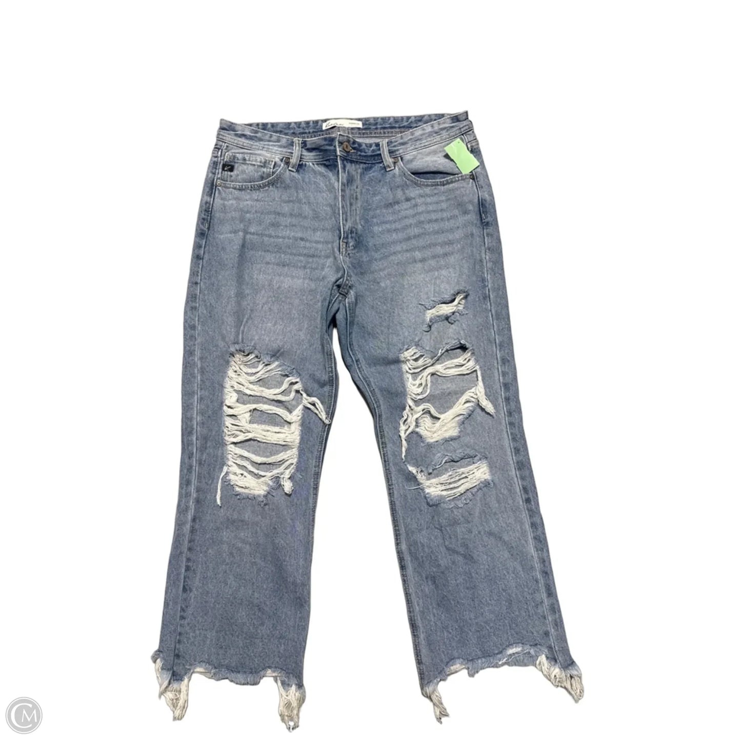 Jeans Straight By Kancan In Blue Denim, Size: 10