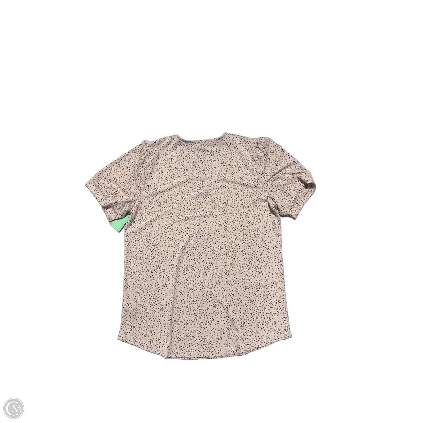 Top Short Sleeve By Adrianna Papell In Pink, Size: S
