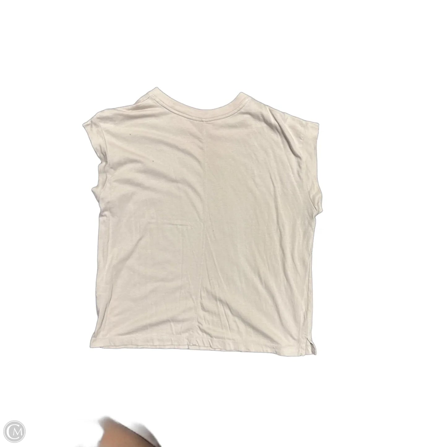 Top Short Sleeve By A New Day In Tan, Size: M