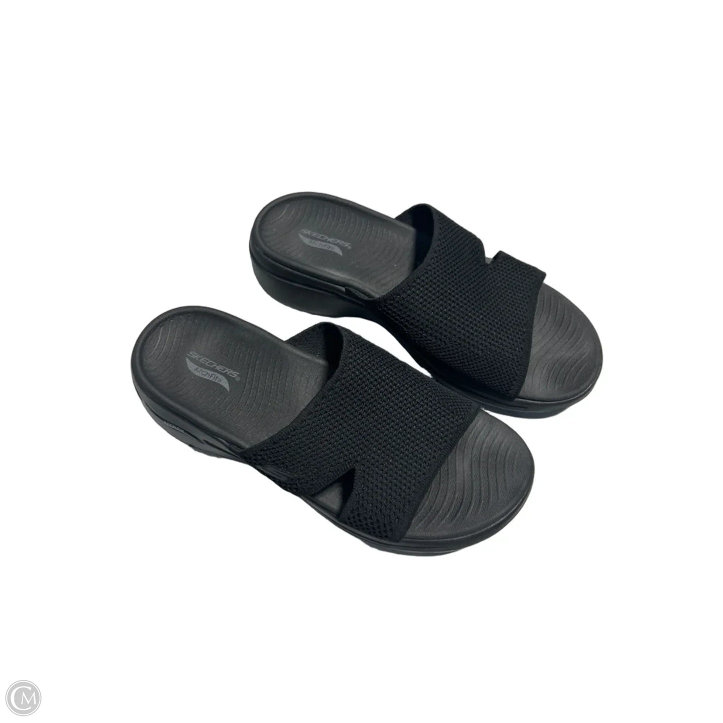 Sandals Flats By Skechers In Black, Size: 8