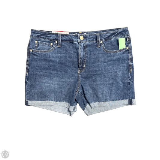 Shorts By Seven 7 In Blue Denim, Size: 14