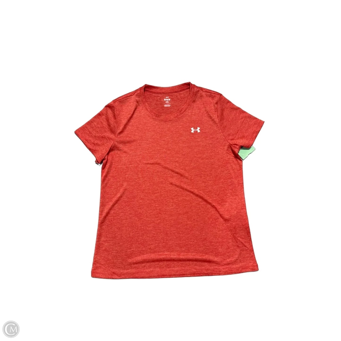 Top Short Sleeve By Under Armour In Red, Size: M