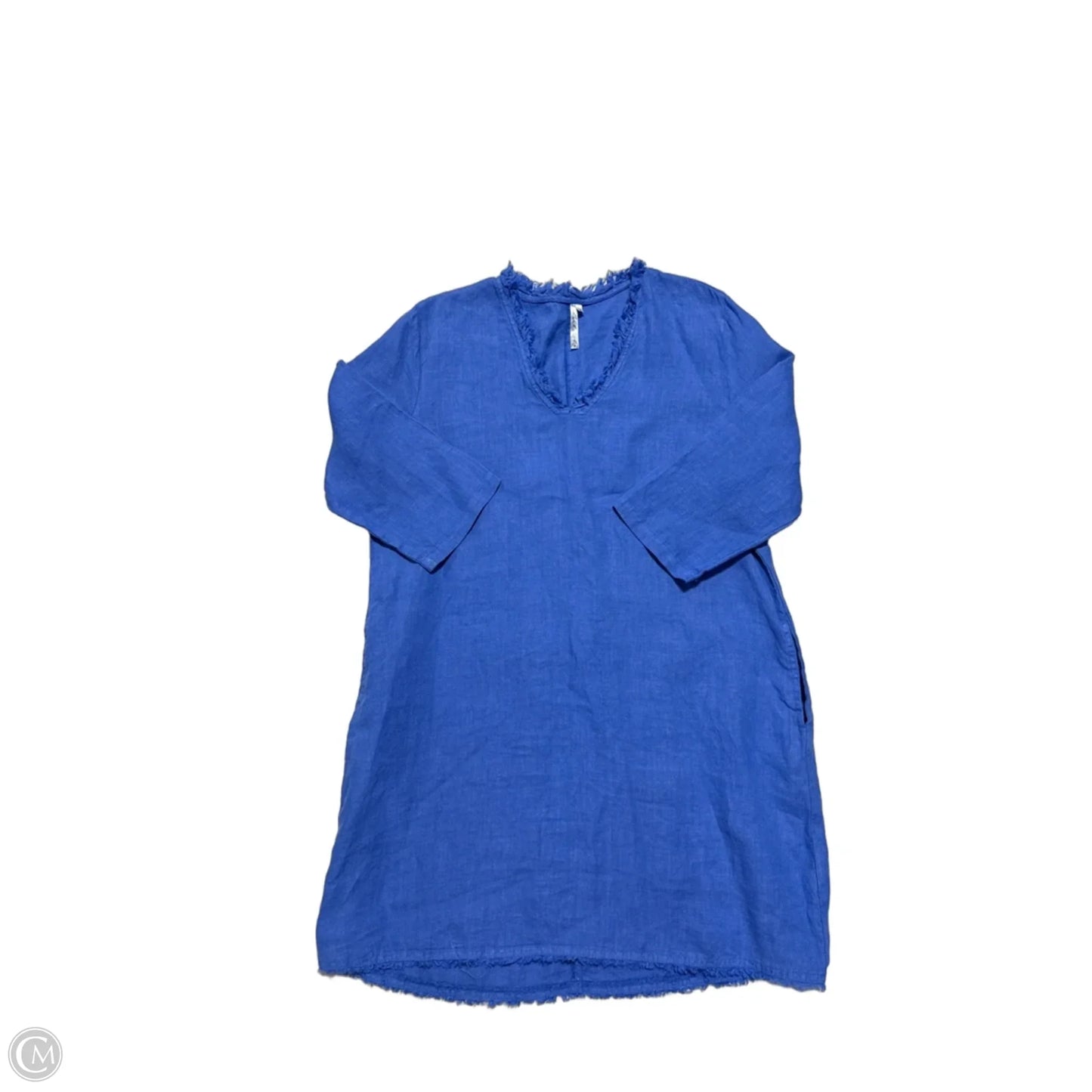 Dress Short By Lulu B In Blue, Size: M