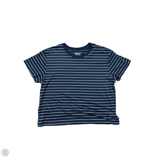 Top Short Sleeve By Eddie Bauer In Blue, Size: M