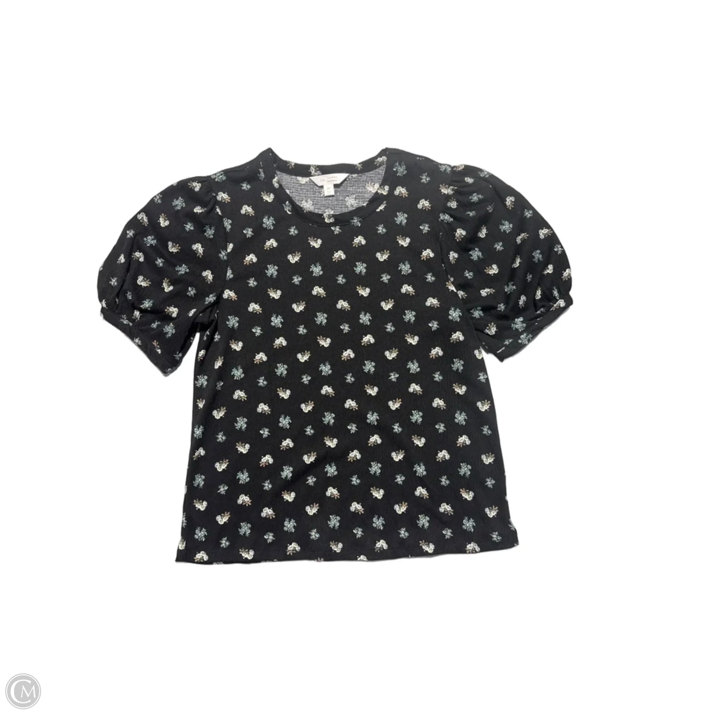 Top Short Sleeve By Lc Lauren Conrad In Black, Size: M