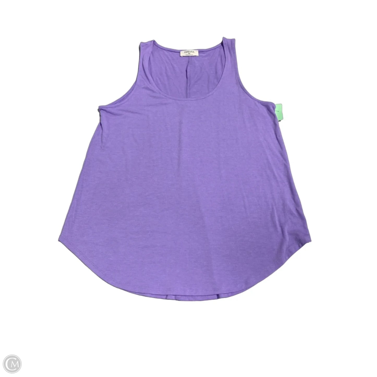 Tank Top By Zenana In Purple, Size: Xl