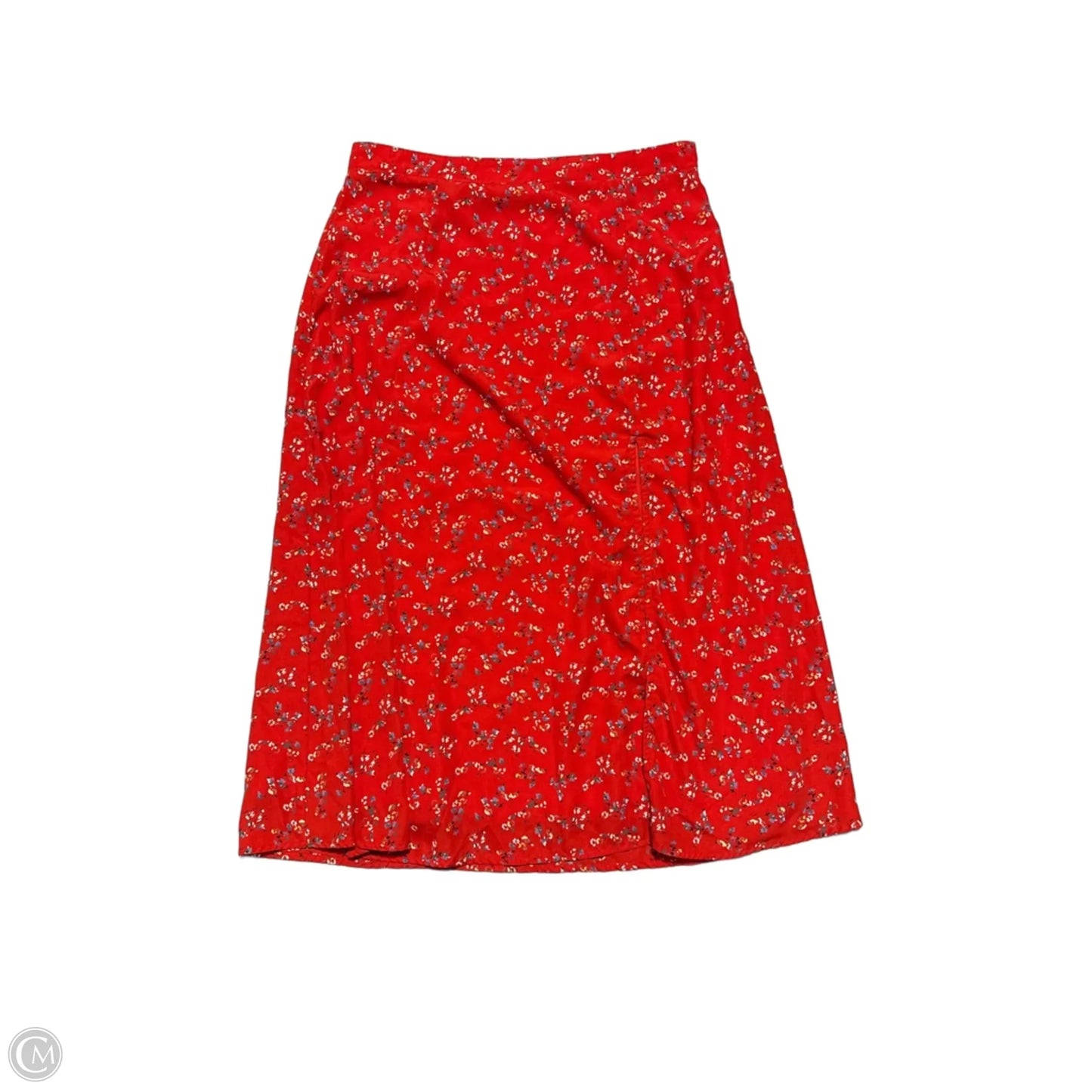 Skirt Midi By Lulus In Red, Size: Xl