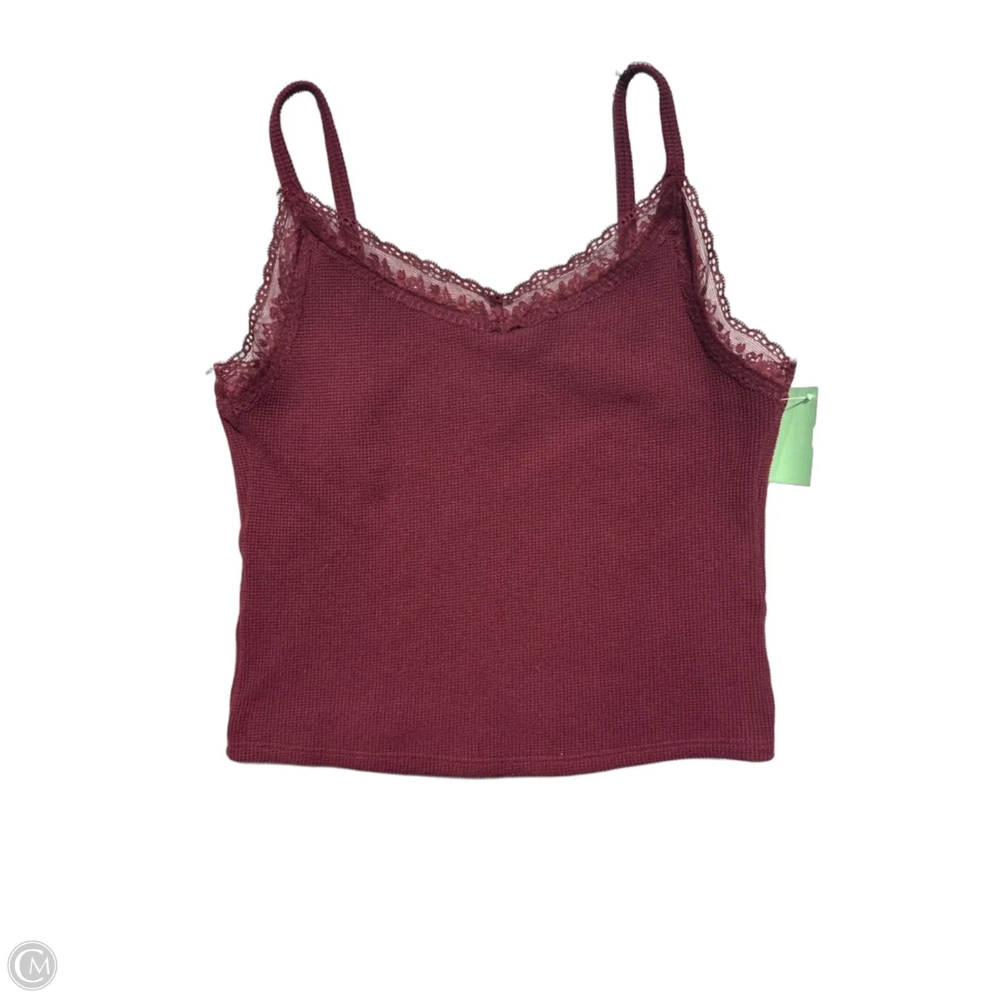 Tank Top By Gilly Hicks In Maroon, Size: S