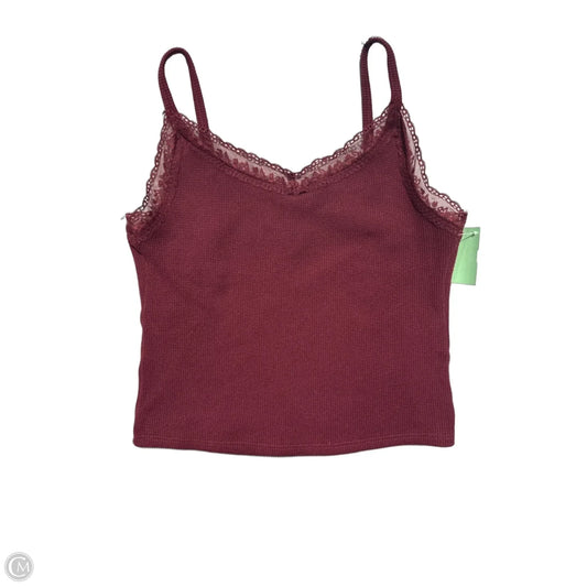 Tank Top By Gilly Hicks In Maroon, Size: S