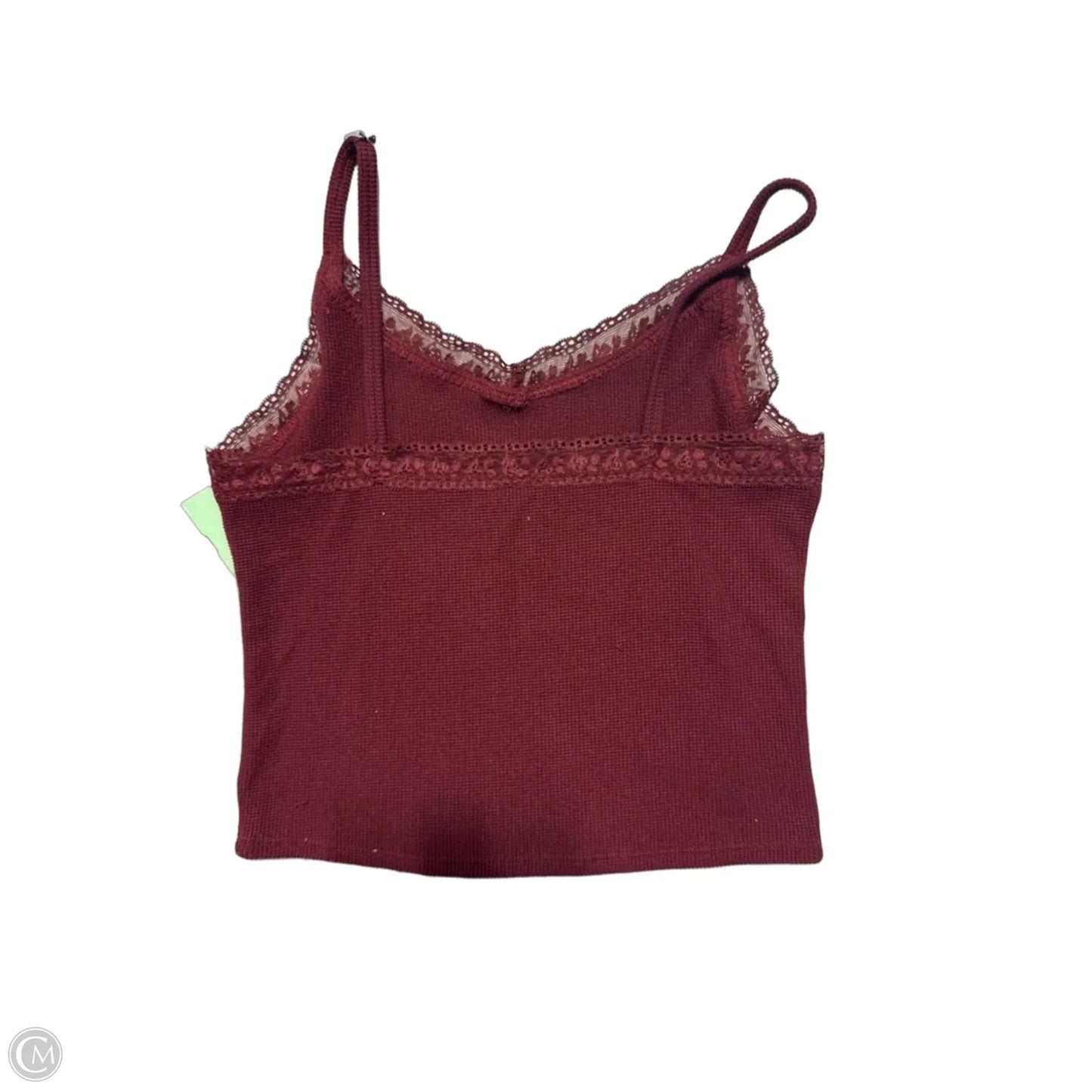 Tank Top By Gilly Hicks In Maroon, Size: S