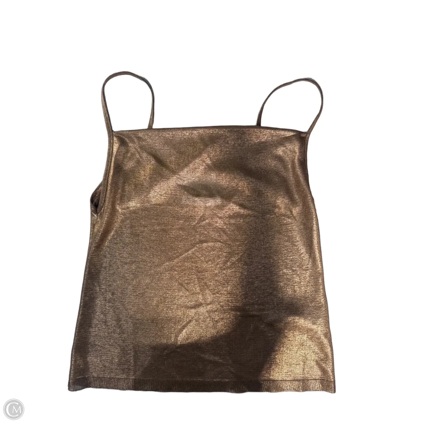 Tank Top By Zara In Bronze, Size: M