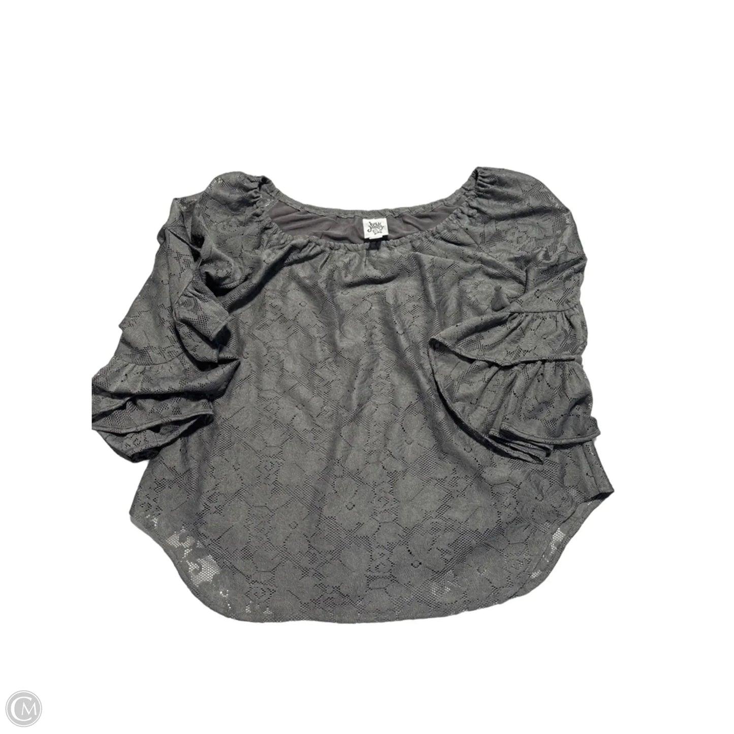 Top 3/4 Sleeve By Ivy Jane In Green, Size: L