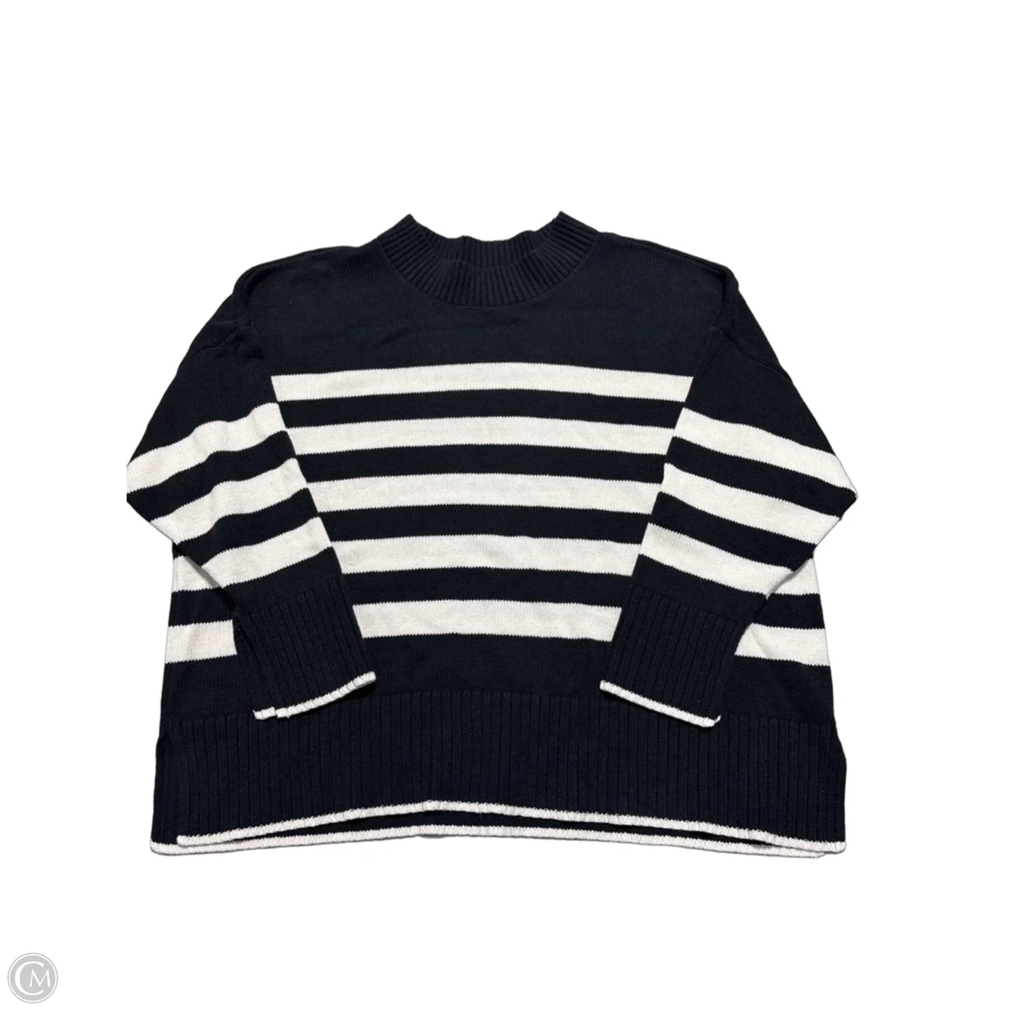 Sweater By Sonoma In Black & White, Size: 2x