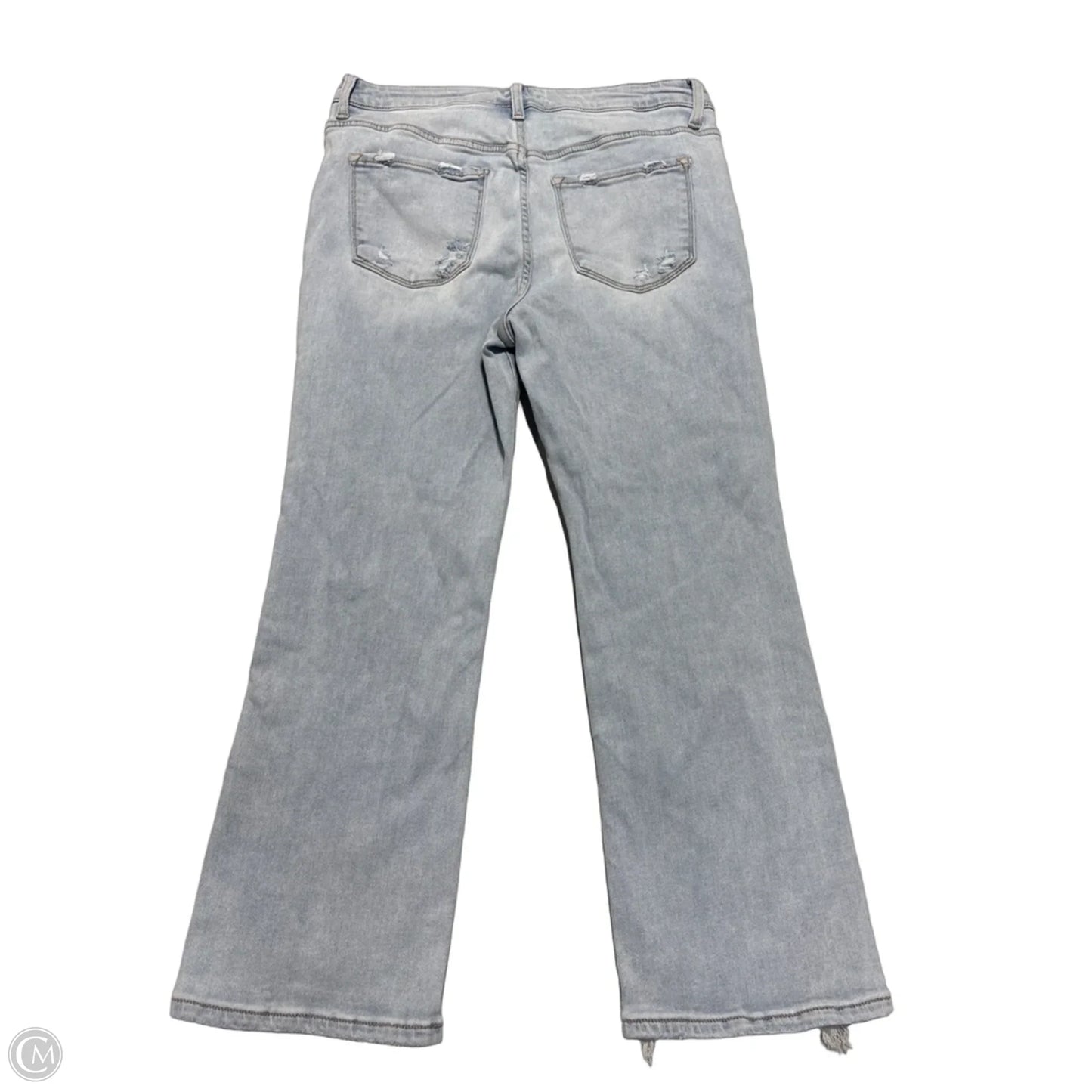 Jeans Straight By Vervet In Blue Denim, Size: 14