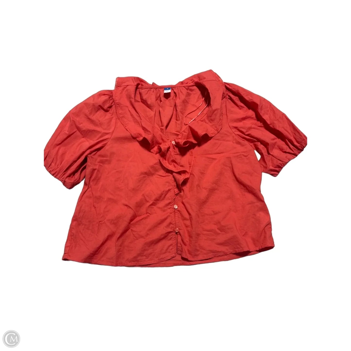 Top Short Sleeve By Old Navy In Red, Size: M