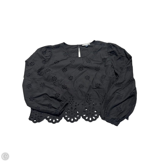 Top Long Sleeve By American Eagle In Black, Size: Xl