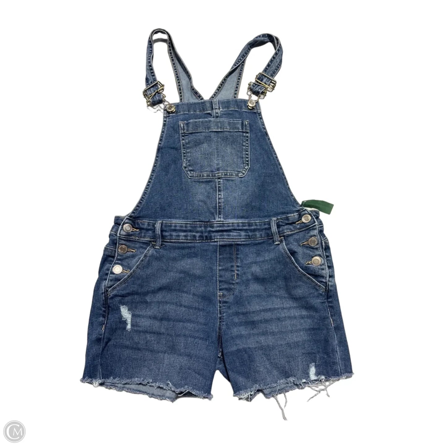 Shortalls By So In Blue Denim, Size: Xs