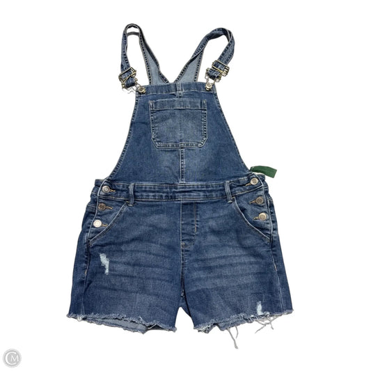 Shortalls By So In Blue Denim, Size: Xs