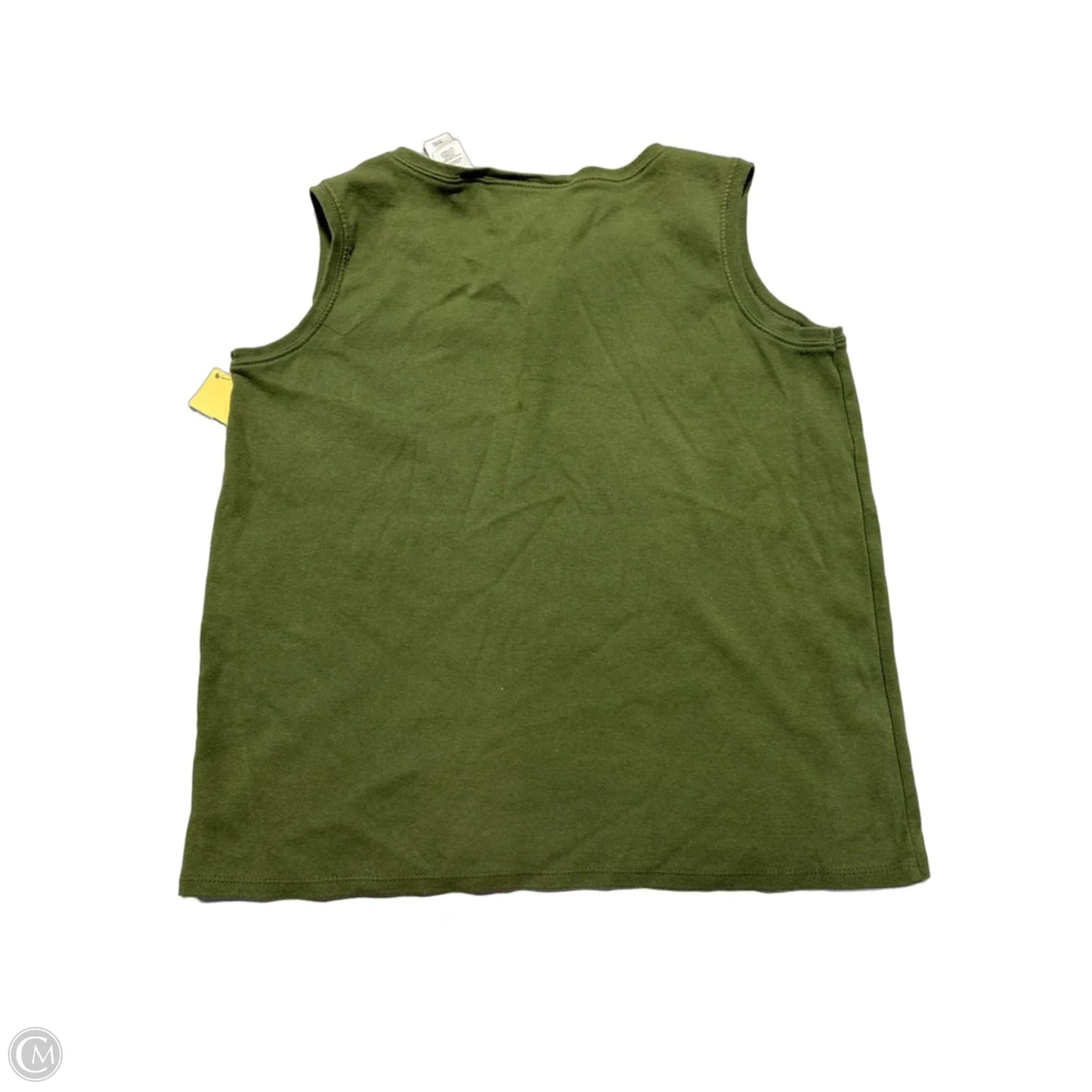 Tank Top By Villager By Liz Claiborne In Green, Size: M