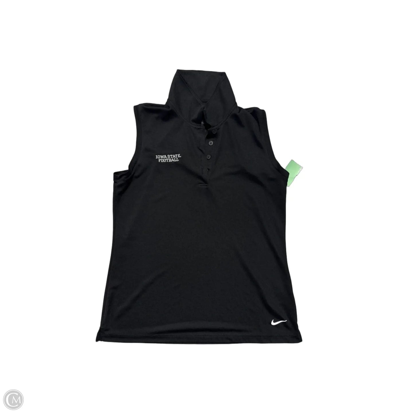 Top Sleeveless By Nike In Black, Size: S