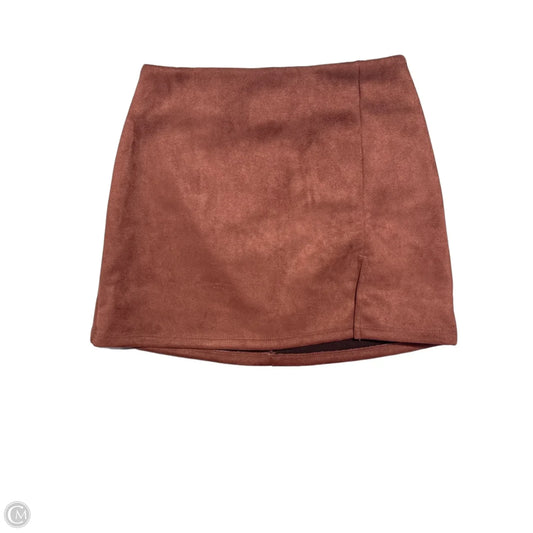 Skirt Mini & Short By Altard State In Maroon, Size: Xs