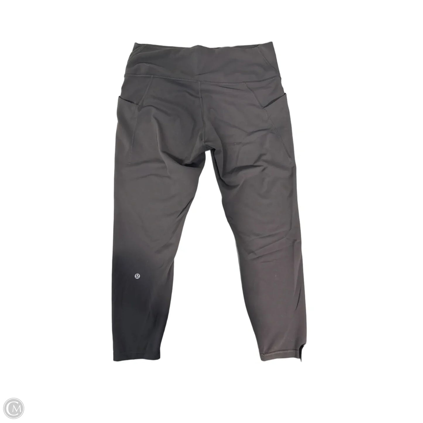 Athletic Leggings By Lululemon In Grey, Size: 14