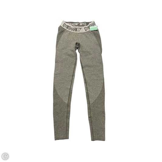 Athletic Leggings By Gym Shark In Green, Size: Xs