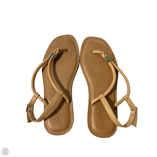 Sandals Flats By Universal Thread In Tan, Size: 10