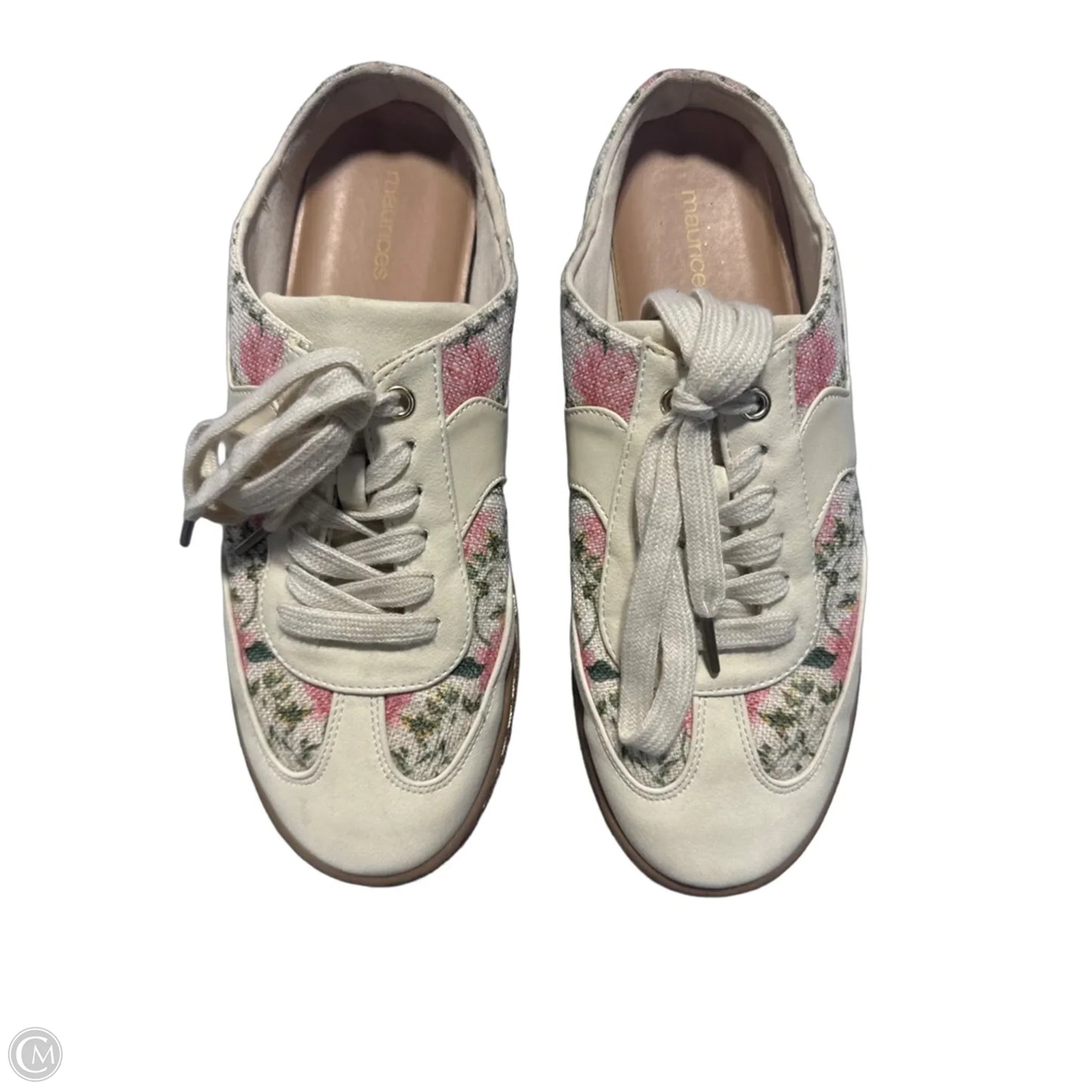 Shoes Sneakers By Maurices In Floral Print, Size: 10