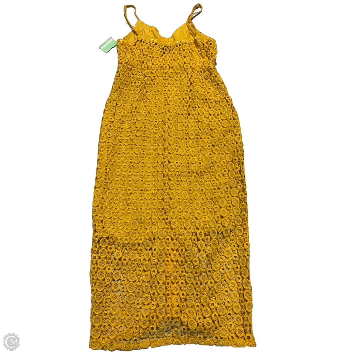 Dress Casual Maxi By Cmc In Yellow, Size: M