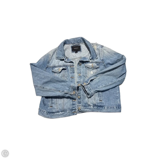 Jacket Denim By Forever 21 In Blue Denim, Size: 2x