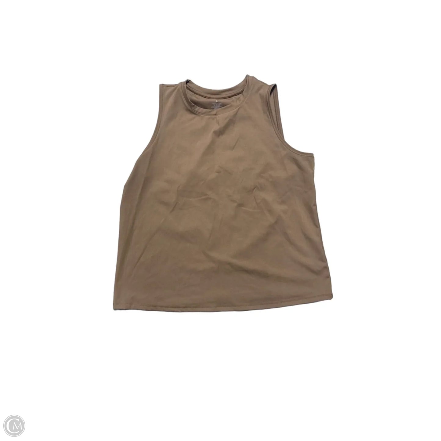 Athletic Tank Top By Tek Gear In Tan, Size: L