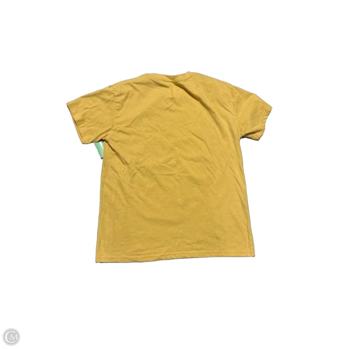 Top Short Sleeve Basic By Cmc In Yellow, Size: L