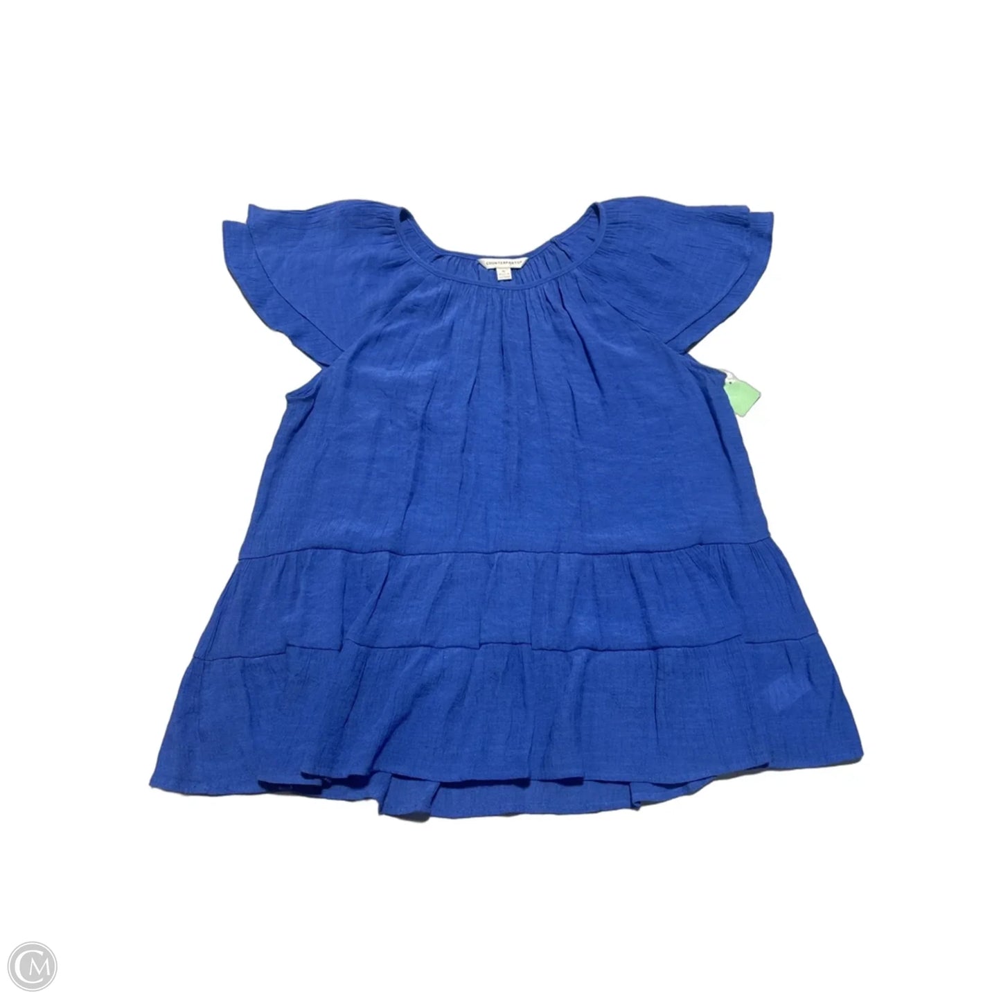Top Short Sleeve By Counterparts In Blue, Size: Xl