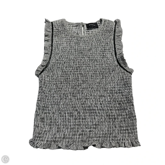 Tank Top By Storia In Black & White, Size: M