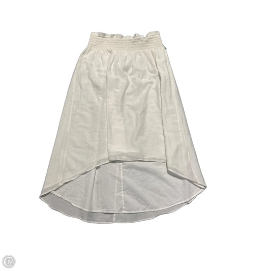 Skirt Midi By Ann Taylor In White, Size: M