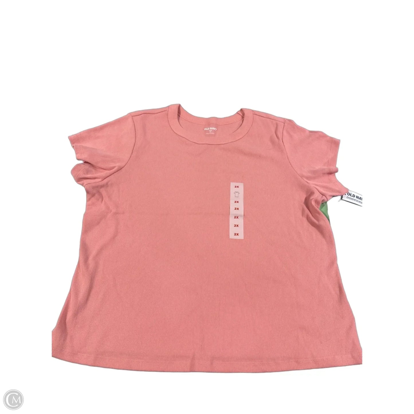 Top Short Sleeve Basic By Old Navy In Pink, Size: 2x