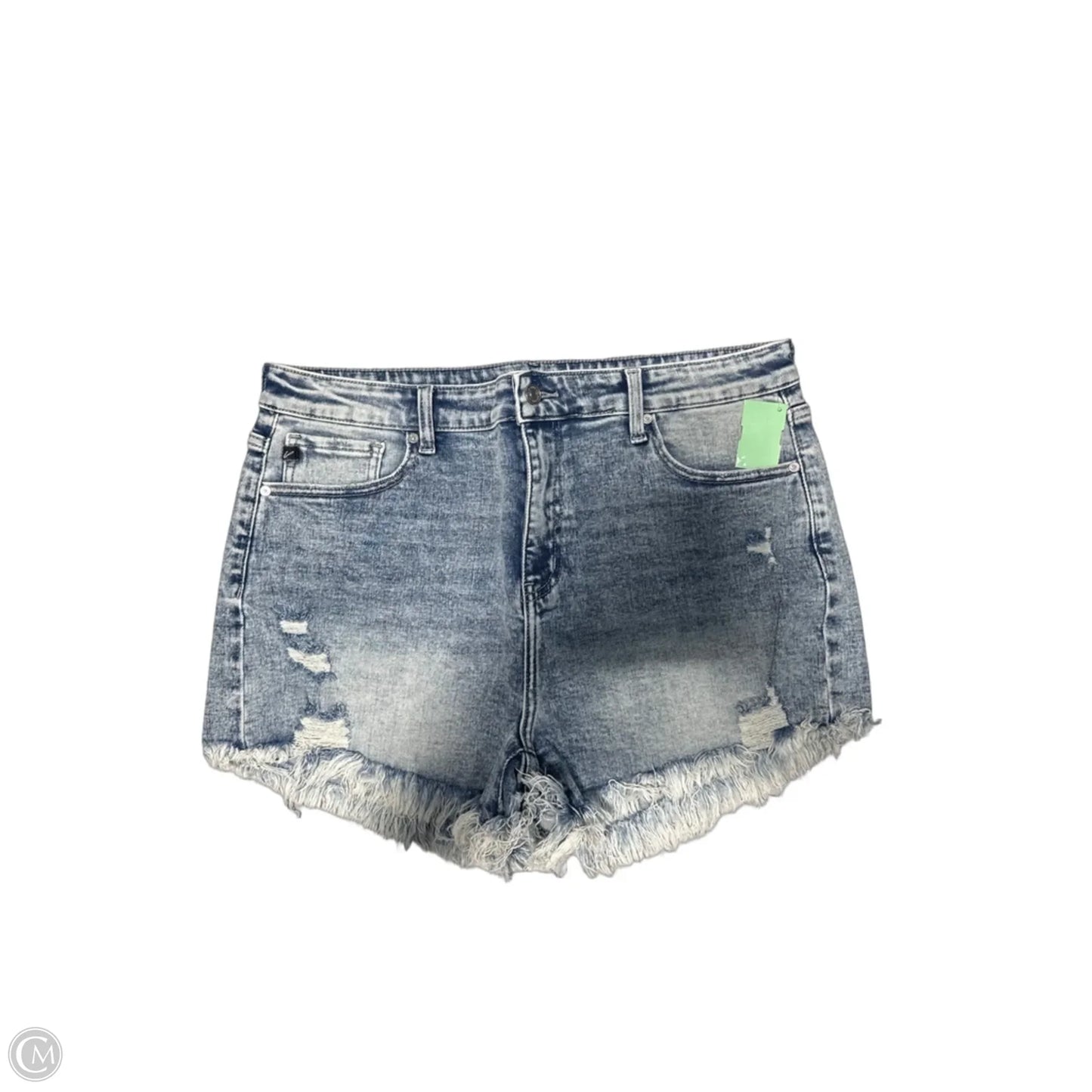 Shorts By Kancan In Blue Denim, Size: Xl