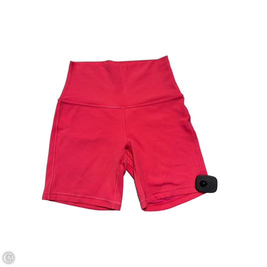 Athletic Shorts By Lululemon In Pink, Size: 4