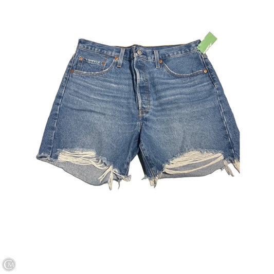 Shorts By American Eagle In Blue Denim, Size: 14