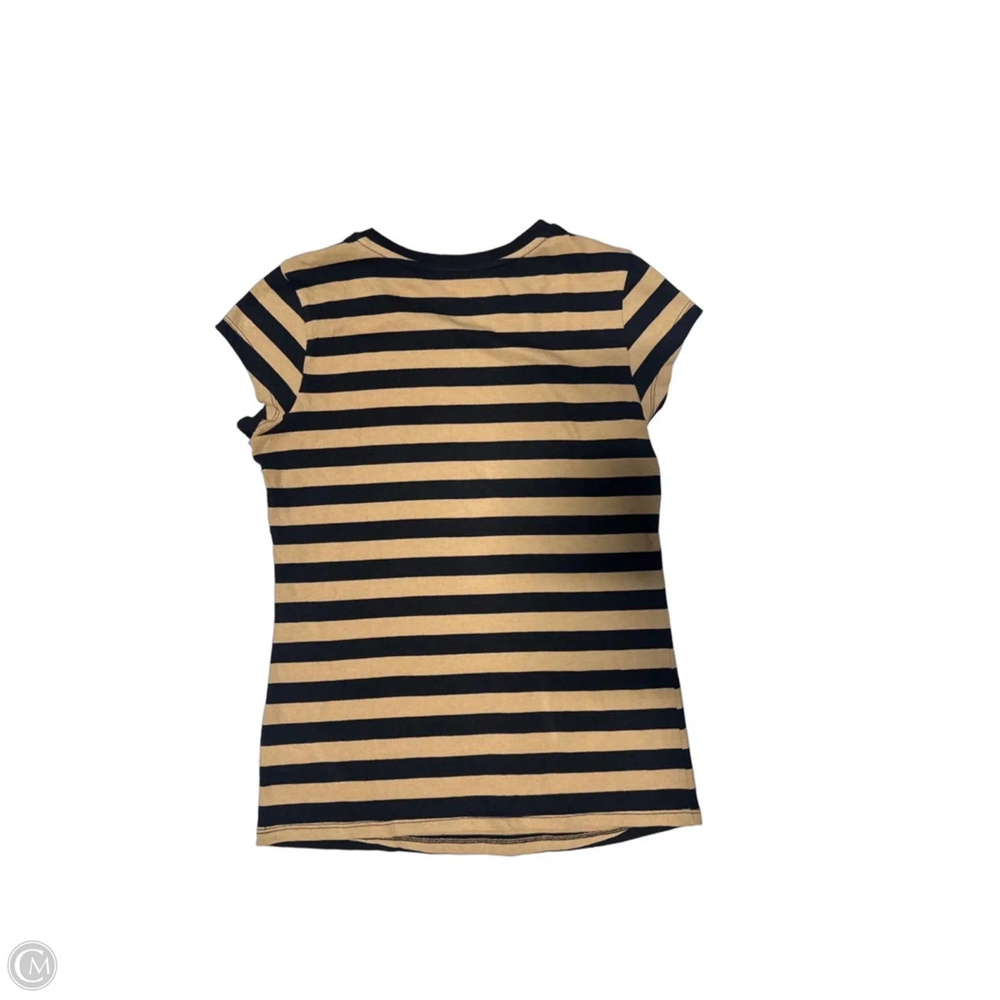 Top Short Sleeve By Universal Thread In Brown & Tan, Size: Xs
