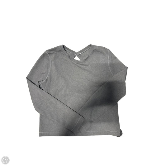 Top Long Sleeve By Lululemon In Grey, Size: 10