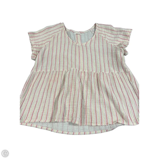 Top Short Sleeve By Maurices In Multi-colored, Size: Xl