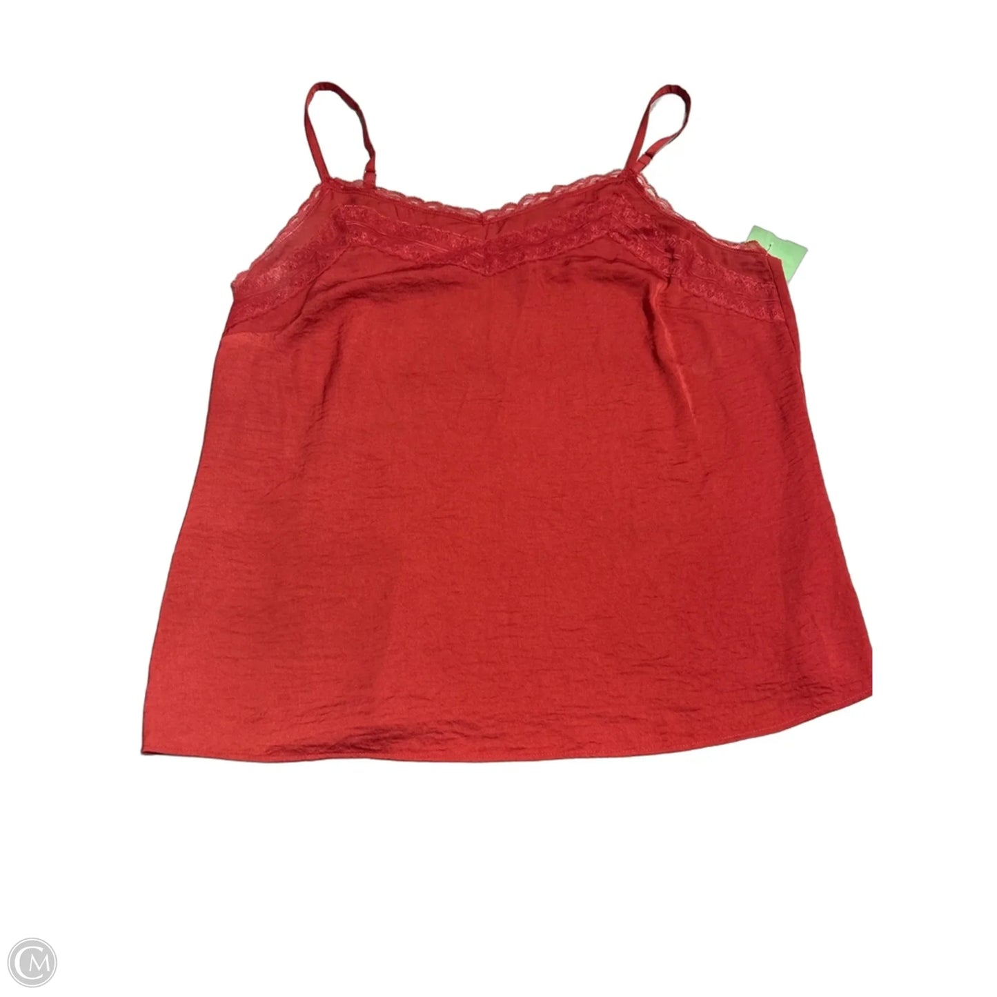 Tank Top By Cabi In Red, Size: Xl